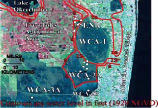 close up map of WCA's and ENR