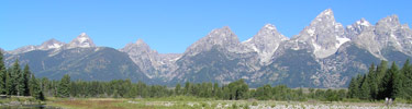 Tetons from Schwabachers Landing by Erin Himmel/NPS