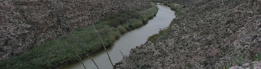 The Rio Grande flowing through Boquillas Canyon