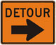 detour sign