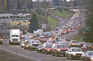 Highway congestion like this is one trend evaluated in scenario planning processes.