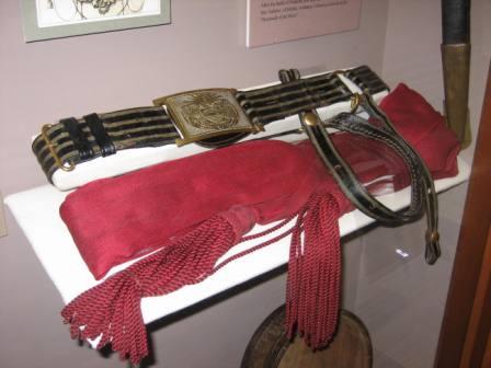 General Patrick Cleburne's Sword Belt and Sash