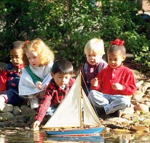 Children with Sailboat