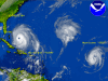 Hurricanes FLOYD and GERT, 1999/09/13 at 1715Z.
