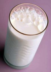 Photo: A glass of milk.