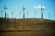 Windmills at Altamont Pass, California