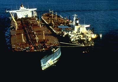 Exxon Valdez being off loaded