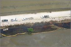 Aerial photo of Coffeyville, Kansas oil boom