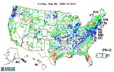 Streamflow Map of the United States