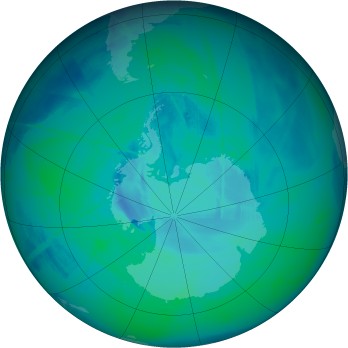 Ozone Map 2008-12-31