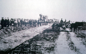 Contrustion of the southern transcontinental railroad