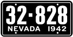 1942 License Plate