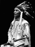 Charles A. Eastman in traditional clothing