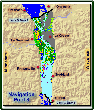 Pool 8 - Reach 1 - Upper Mississippi River