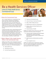 image of Be A Health Services Officer Fact Sheet