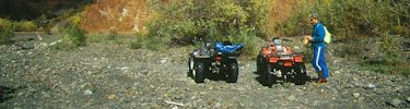 ATVs are allowed with a permit