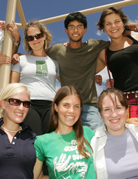 Photo of Jenny Magill and other scholars