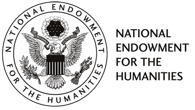 NEH Logo: Vertical Black and White        GIF version