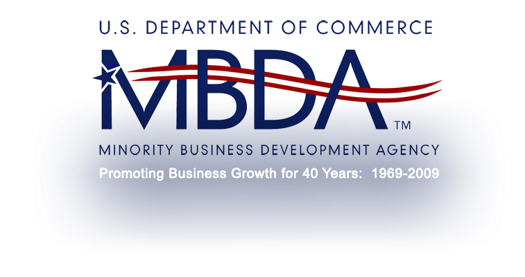 Minority Business Development Agency (MBDA) 40th Anniversary Logo