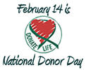 National Donor Day logo