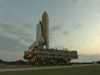 Atlantis moves to the launch pad