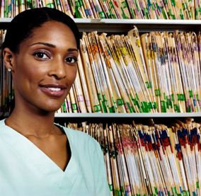 Healthcare worker and medical records