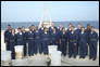 Photo thumbnail: Left to right: CAPT Craig Shepherd–OIC, LTJG Stacy Ingram, LT Dorinda Ball, CAPT Mary Reichler, CDR Princess Campbell, LCDR Karen Marienau, LCDR Vickie Owens, LCDR Jamal Gwathney, CDR Leonila Hanley, LCDR Andrei Nabakowski, CAPT Ana Maria Puente, CDR John Redd, CAPT Sandra Shire, CDR Sandra Ferguson, CAPT Stephen Savoia, CDR Jeffrey Salvon-Harman, CAPT Renee Joskow, LCDR Harrichand Rhambarose, and LTJG Stacey McBryde.