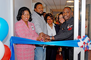 Ribbon cutting at the new Post-Deployment Clinic in Jackson, Mississippi