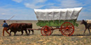 Wagon on the Santa Fe Trail