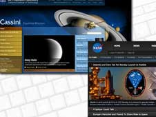 Cassini and NASA sites