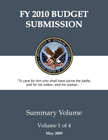 FY 2010 Budget Submission Cover