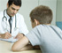 Doctor with young boy