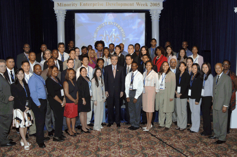 U.S. Dept of Commerce Secretary Mr. Carlos Gutierrez and the 2005 EBLS class