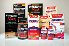 This picture shows some of the Hydroxycut products that are being recalled.  