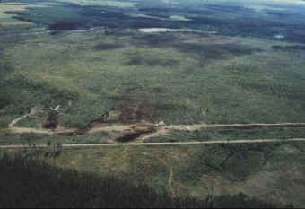 Aerial Photograph of Oil Spill, 1979