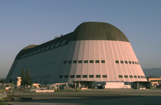 Image of Hangar One at Moffett Field, Calif., taken in 1999.