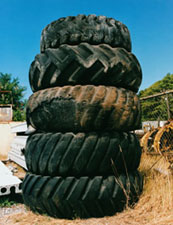 Photo: Stack of tires