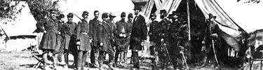 President Lincoln and his Generals