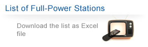 List of Full-Power Stations