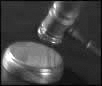 Photograph of a gavel (courtesy  of the U.S. Courts)