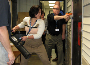 Photo of citizens participating in hands-on training.