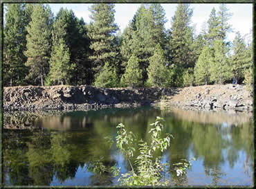 Boundary Pond on the Walla Walla Ranger District