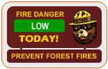Today's Fire Danger Rating is  LOW