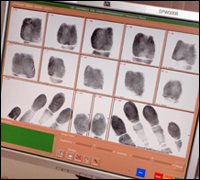Photo of Integrated Automated
Fingerprint Identification System (IAFIS)