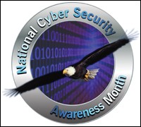 National Cyber Security Awareness Month logo