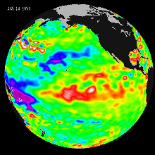 Global Sea Surface Height Data - 01/1993