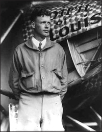 Photograph of Charles Lindbergh. Library of Congress photo.