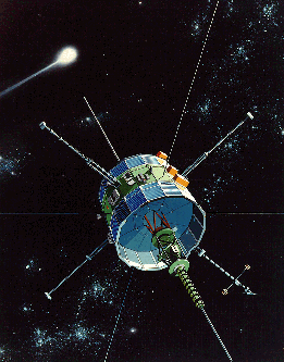 A graphic image that represents the ISEE mission