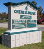 4 Chenell Drive sign