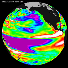 Global Sea Surface Height Data - 00/1998